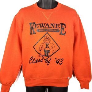 Kewanee High School Boilermakers Sweatshirt Vintage 90s Class Of 1943 Russell